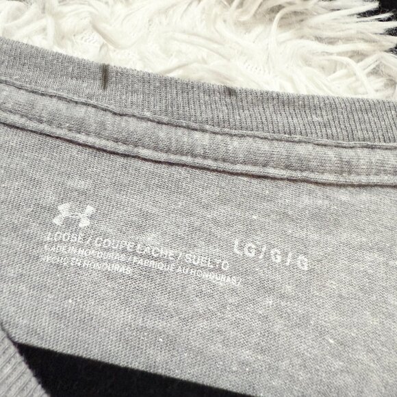 Women Under Armour Softball Bar T-Shirt Crew Neck in Grey Size Large - Picture 7 of 8